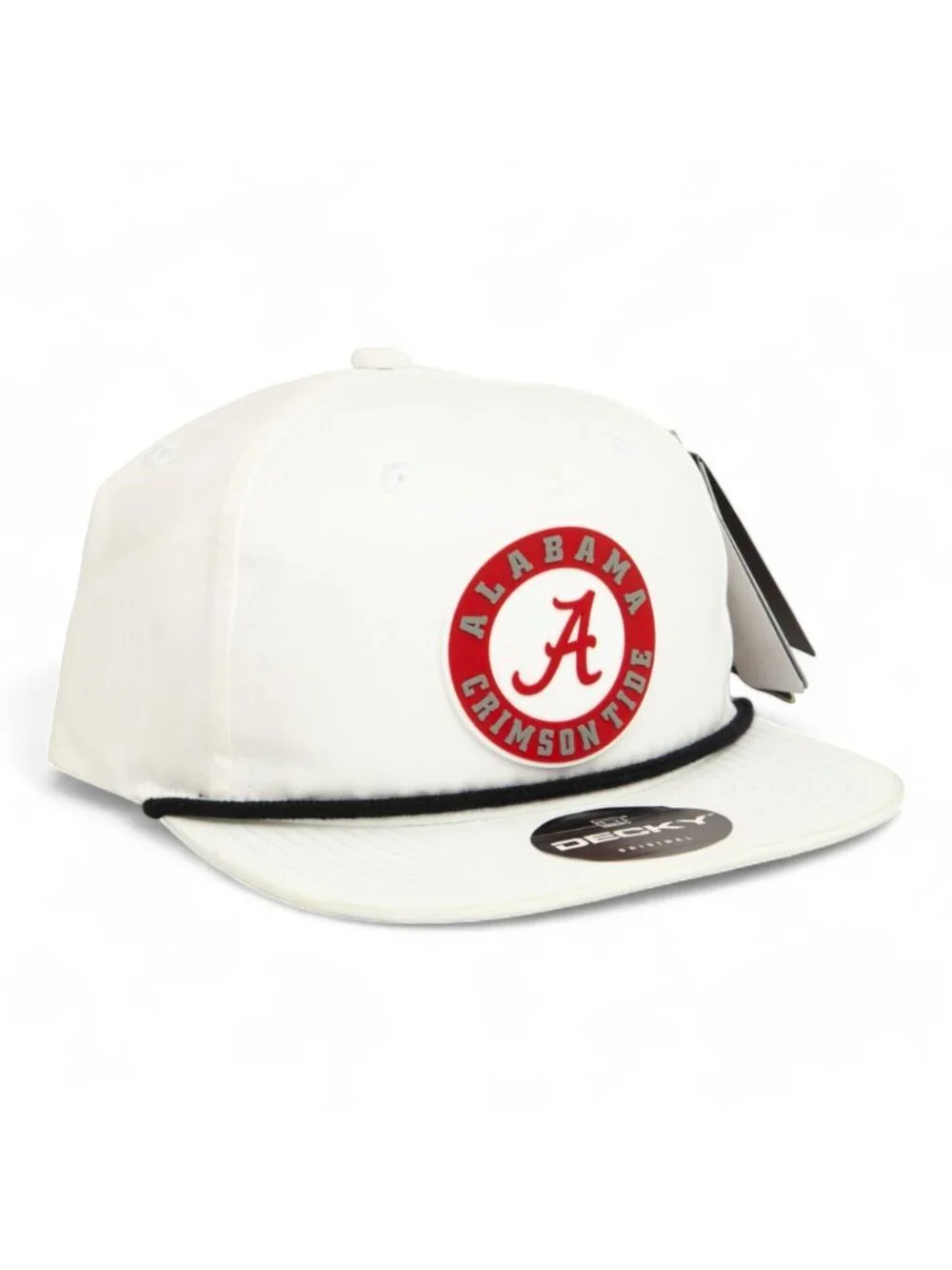 Alabama Crimson Tide 3D Classic Rope Hat- White/ Black